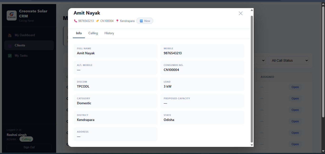Operations panel screenshot 3